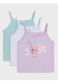 Sinsay - Koszulki z nadrukiem 3 pack Lilo & Stitch - wielobarwny. Wzór: nadruk #1