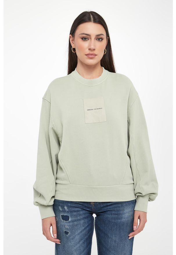 Armani Exchange - Bluza damska z logo ARMANI EXCHANGE