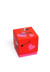 Happy-Socks - Happy Socks - Skarpetki I Love You Socks Gift (3-PACK). Kolor: czerwony. Materiał: bawełna, materiał, poliamid, elastan #1