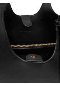 TOMMY HILFIGER - Tommy Hilfiger Torebka Th Logo Satchel AW0AW18282 Czarny. Kolor: czarny. Materiał: skórzane #7