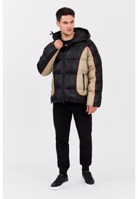 Diesel - DIESEL Czarna męska kurtka W-OSTEND, Rozmiar 48. Okazja: na co dzień. Kolor: czarny. Materiał: tkanina. Sezon: zima. Styl: casual, elegancki, sportowy #2