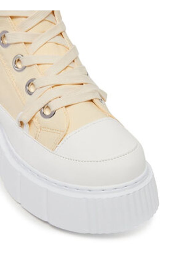Inuikii Trampki Matilda Canvas High 30103-025 Beżowy. Kolor: beżowy. Materiał: materiał