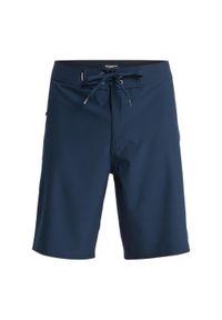 Quiksilver - Spodenki boardshort dla Mężczyzn SURFSILK KAIMANA 20" Czarny. Kolor: niebieski. Materiał: poliester, materiał, elastan #1