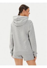 Adidas - adidas Bluza Essentials Linear Hoodie IC6884 Szary Regular Fit. Kolor: szary. Materiał: bawełna