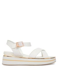 Patrizia Pepe Sneakersy PPJ394.06 Biały. Kolor: biały. Materiał: skóra #1