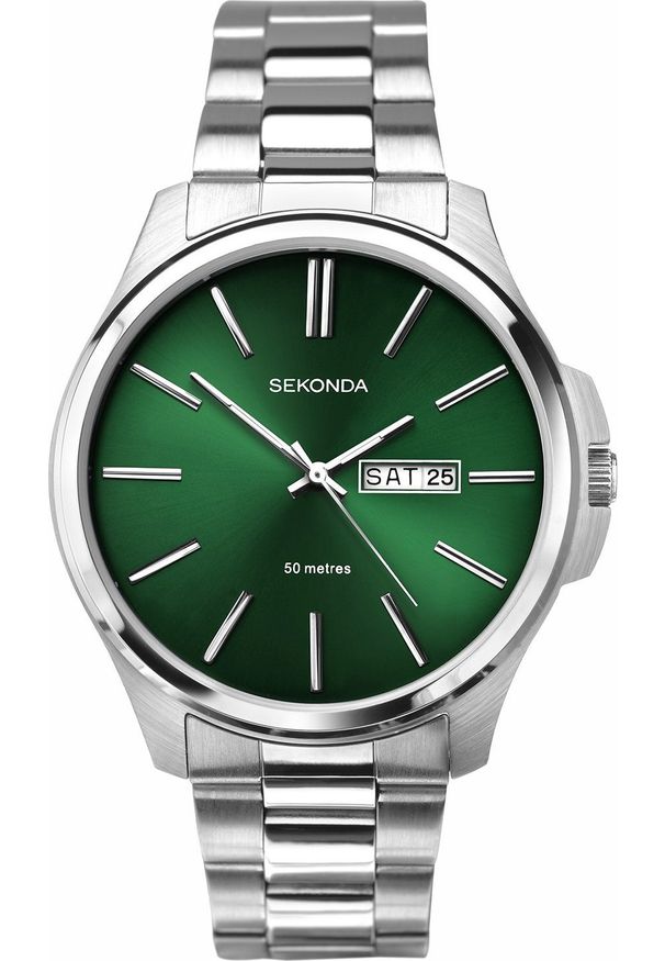 Zegarek Sekonda Zegarek męski Sekonda 30152 srebrny. Kolor: srebrny