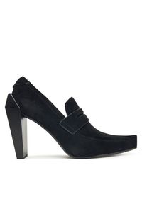 United Nude Półbuty Gem Loafer Hi 10955560195 Czarny. Kolor: czarny. Materiał: zamsz, skóra
