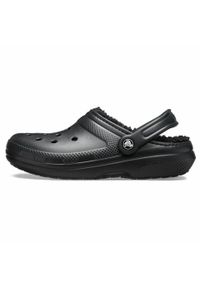 Crocs - Chodaki Classic Lined Clog U. Kolor: czarny. Materiał: syntetyk, tkanina, materiał. Styl: sportowy