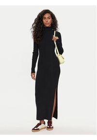 Lee Sukienka dzianinowa 112358303 Czarny Slim Fit. Kolor: czarny. Materiał: wiskoza #3
