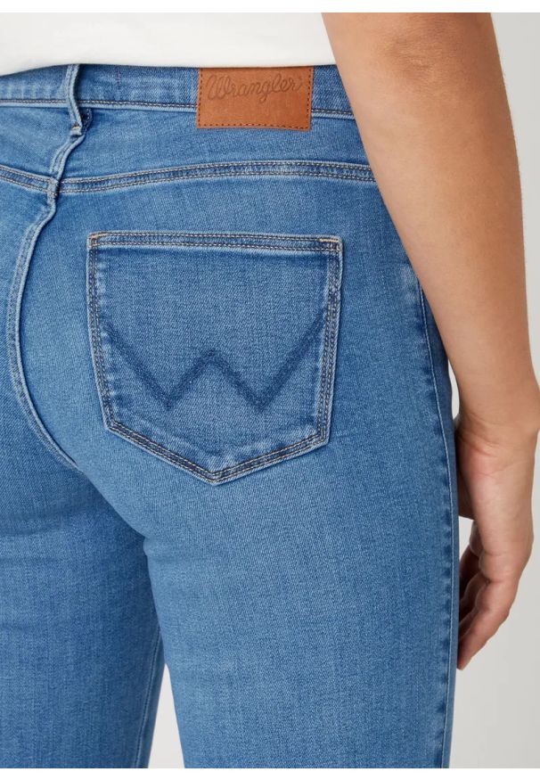 Wrangler - WRANGLER DAMSKIE SPODNIE JEANSOWE WRANGLER STRAIGHT AURELIA 112332359