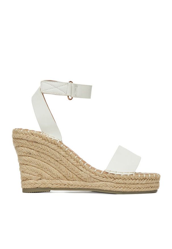 DeeZee Espadryle JSZ2022-06 Biały. Kolor: biały. Materiał: materiał