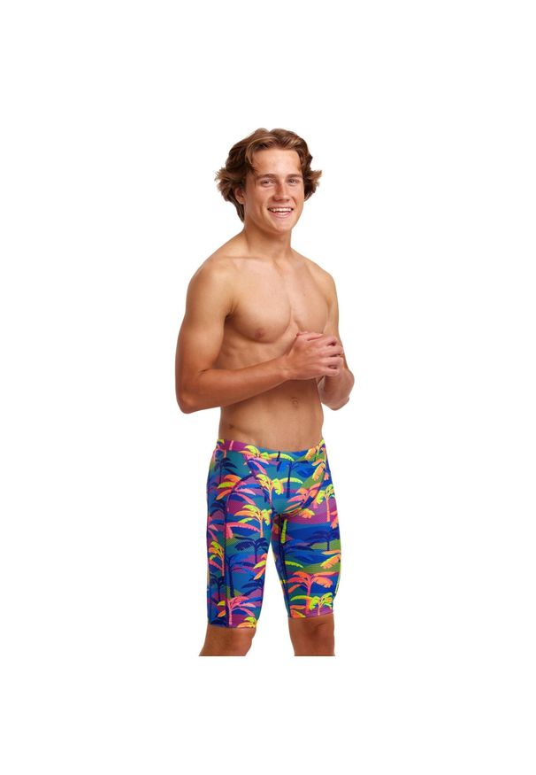 FUNKY TRUNKS - Kąpielówki spodenki na basen chłopięce Funky Trunks Jammers. Kolor: wielokolorowy