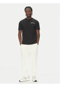 Ellesse T-Shirt Courtside SHZ21991 Czarny Regular Fit. Kolor: czarny. Materiał: bawełna #4