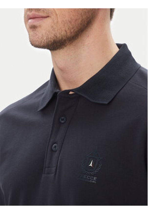 Aeronautica Militare Polo 251PO1868P347 Granatowy Regular Fit. Typ kołnierza: polo. Kolor: niebieski. Materiał: bawełna
