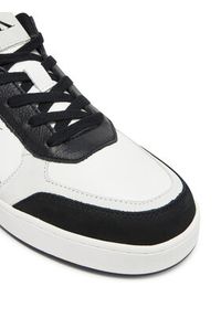 Calvin Klein Jeans Sneakersy Basket Cup Low Laceup Lth Mix YM0YM01308 Biały. Kolor: biały. Materiał: skóra #3