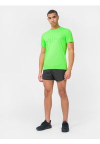 4f - Spodenki do biegania ultralight męskie. Kolor: czarny. Materiał: materiał, tkanina, włókno, guma. Sport: fitness, bieganie