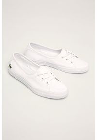 Lacoste - Tenisówki Ziane Chunky. Nosek buta: okrągły. Zapięcie: sznurówki. Kolor: biały. Materiał: guma #3