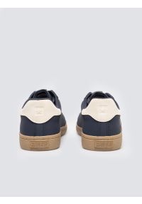Big-Star - Sneakersy męskie sportowe ze skóry ekologicznej granatowe SS174079 403. Kolor: niebieski. Materiał: skóra ekologiczna. Szerokość cholewki: normalna #4
