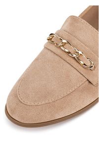 DeeZee Loafersy WSS270205-06 Beżowy. Kolor: beżowy. Materiał: materiał #4
