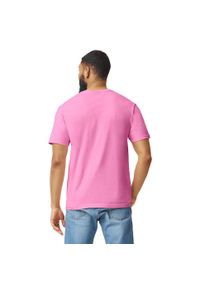 GILDAN - Bawełniana Koszulka Unisex Dla Dorosłych W Miękkim Stylu. Kolor: fioletowy. Materiał: bawełna