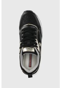 U.S. Polo Assn. sneakersy kolor czarny. Nosek buta: okrągły. Zapięcie: sznurówki. Kolor: czarny. Obcas: na platformie #4
