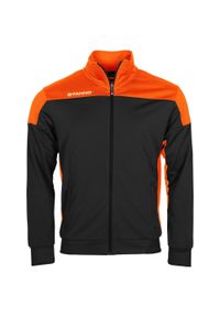 STANNO - Bluza dresowa zapinana na zamek błyskawiczny Stanno Pride. Kolor: czarny, pomarańczowy, wielokolorowy. Materiał: dresówka. Sport: fitness