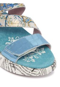 Laura Vita Sandały Nikito 19 Niebieski. Kolor: niebieski. Materiał: skóra #3