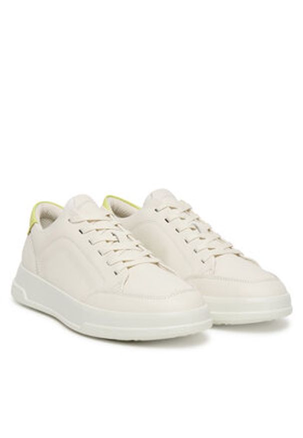 ecco - ECCO Sneakersy 22380360282 Biały. Kolor: biały. Materiał: skóra