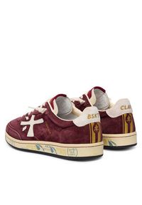 Premiata Sneakersy BSKT CLAY VAR 7707 Bordowy. Kolor: czerwony. Materiał: skóra #3