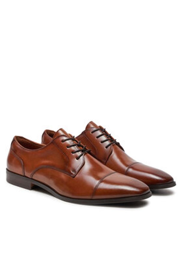 Aldo Półbuty Callahan 13647020 Brązowy. Kolor: brązowy. Materiał: skóra, lakier