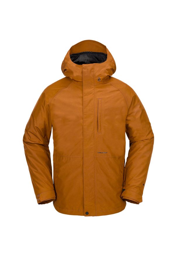 Izolowana kurtka narciarska Volcom Dua Gore-Tex. Kolor: brązowy. Technologia: Gore-Tex. Sezon: zima. Sport: narciarstwo