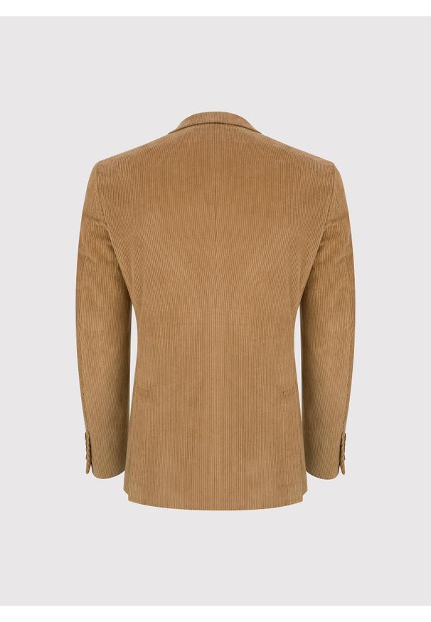 Pako Lorente - PAKO LORENTE - Beżowa sztruksowa marynarka męska. Okazja: na co dzień. Kolor: beżowy. Materiał: sztruks. Sezon: jesień. Styl: casual