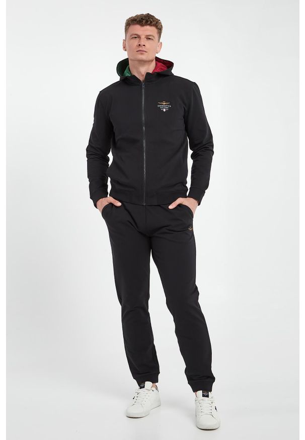 Aeronautica Militare - Bluza męska z odpinanym kapturem AERONAUTICA MILITARE
