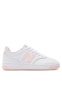 New Balance Sneakersy BBW80WPK Biały. Kolor: biały. Materiał: skóra #1