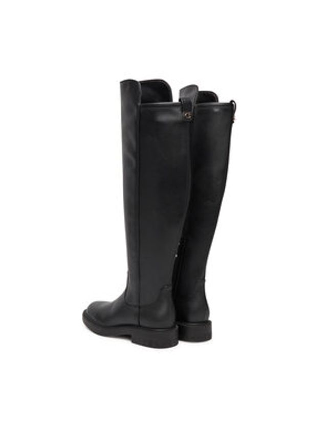 Guess Muszkieterki FLFFYZ ELE11 Czarny. Kolor: czarny. Materiał: skóra