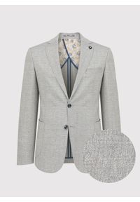 Pako Lorente - Szara marynarka casualowa P23SF-3X-019-N-S. Okazja: na co dzień. Kolor: szary. Wzór: gładki. Sezon: lato. Styl: casual