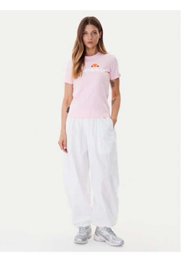 Ellesse T-Shirt Albany SGS03237 Różowy Regular Fit. Kolor: różowy. Materiał: bawełna