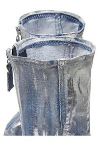 Diesel Kozaki Venus AB Y03413 P6264 H9502 Niebieski. Kolor: niebieski. Materiał: materiał