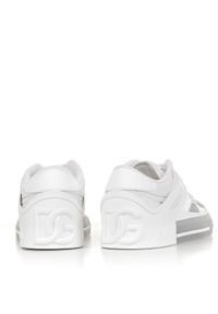 DOLCE & GABBANA - Białe sneakersy z transparentną podeszwą. Kolor: biały #2
