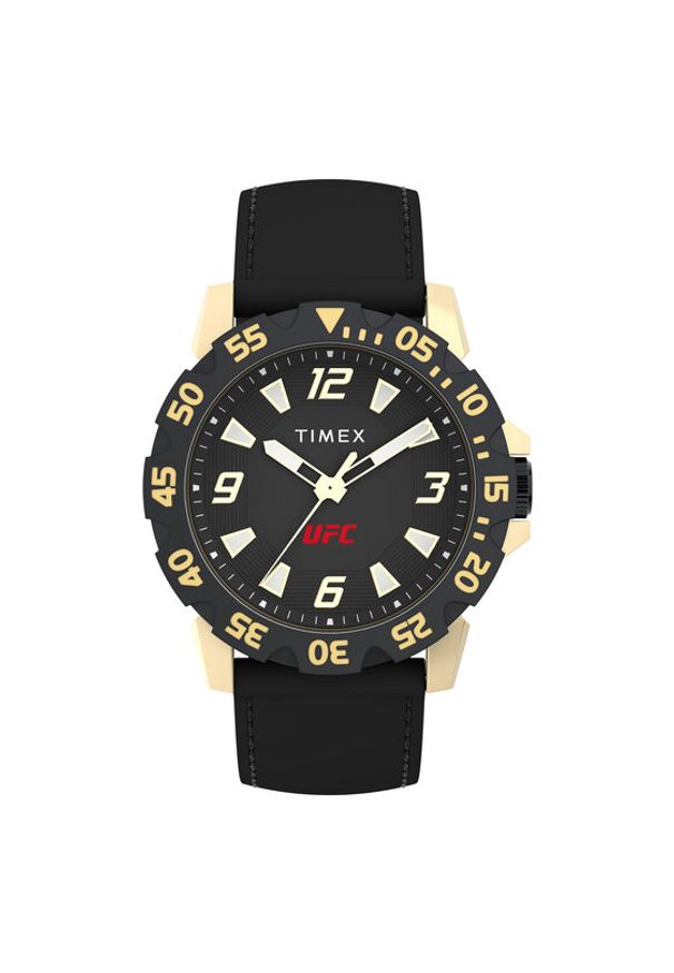 Timex Zegarek TW2V84400 Czarny. Kolor: czarny. Materiał: syntetyk