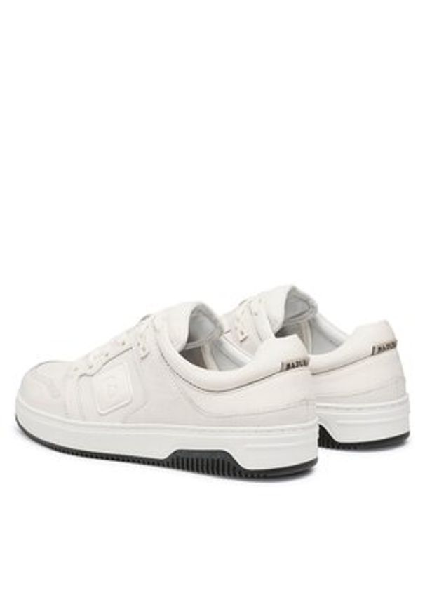 Badura Sneakersy BUXTON-21 MI08 Białe złoto. Kolor: biały, wielokolorowy, złoty. Materiał: skóra