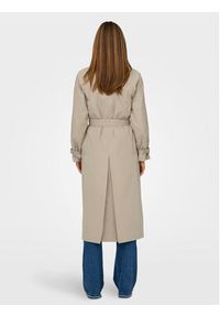 only - ONLY Trencz April 15308860 Beżowy Regular Fit. Kolor: beżowy. Materiał: syntetyk #5