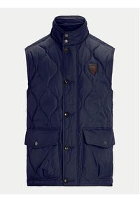 Polo Ralph Lauren Bezrękawnik 710950836001 Granatowy Regular Fit. Typ kołnierza: polo. Kolor: niebieski. Materiał: syntetyk. Długość rękawa: bez rękawów #4