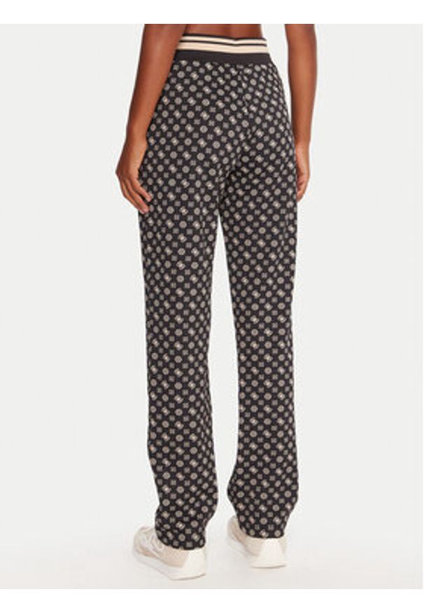 Guess Spodnie dresowe V5YB20 KB212 Czarny Regular Fit. Kolor: czarny. Materiał: syntetyk