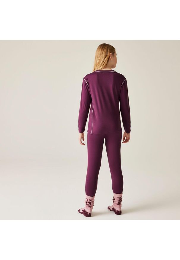 DARE 2B - Bielizna termoaktywna dziecięca komplet Pow II Dare 2b. Kolor: fioletowy. Materiał: tkanina, poliester. Sezon: zima. Sport: narciarstwo