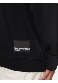 Karl Lagerfeld Jeans Bluza 245D1805 Czarny Regular Fit. Kolor: czarny. Materiał: bawełna #5