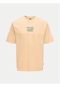 Only & Sons T-Shirt Kenny 22028736 Różowy Relaxed Fit. Kolor: różowy. Materiał: bawełna #6