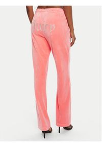 Juicy Couture Spodnie dresowe Tina JCAPW045 Pomarańczowy Regular Fit. Kolor: pomarańczowy. Materiał: syntetyk #3