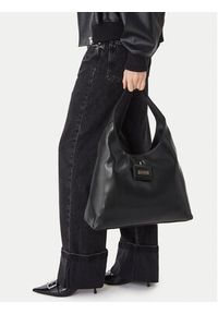 Love Moschino - LOVE MOSCHINO Torebka JC4393PP0NKN0000 Czarny. Kolor: czarny. Materiał: skórzane