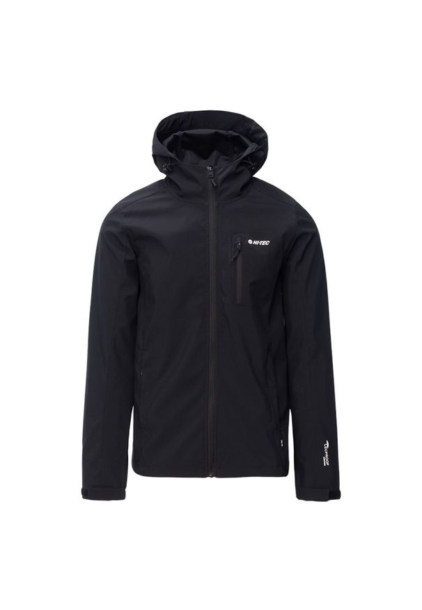 Hi-tec - Kurtka męska Softshell Hi-Tec Avanir - czarna, Rozmiar XXXL. Kolor: czarny. Materiał: softshell. Sezon: lato. Sport: turystyka piesza, fitness, outdoor